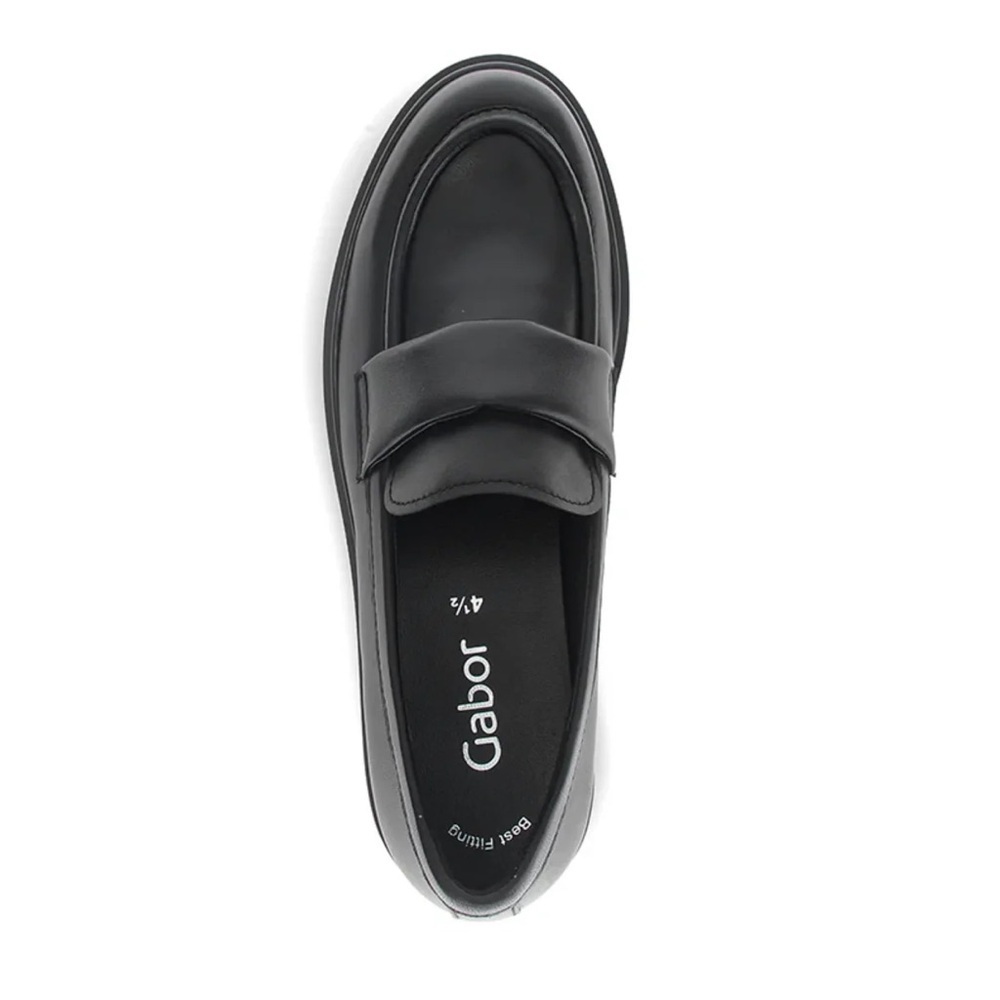 GABOR (6.5) LOAFER Fine Leather Classic Comfort - Size US 6.5 NEW